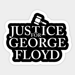 Justice for george floyd Sticker